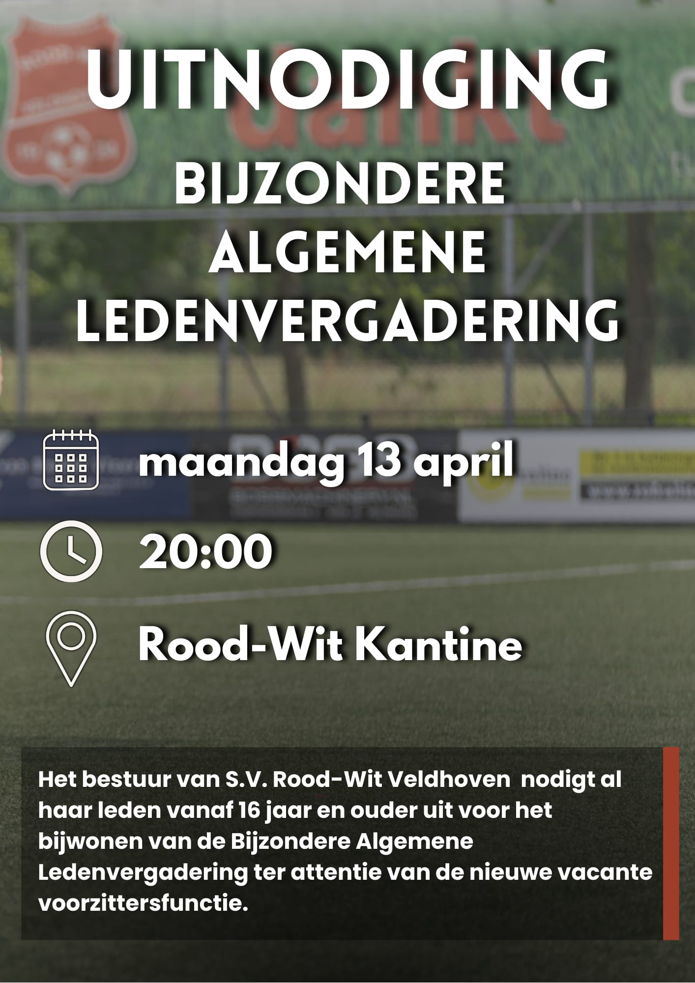 Uitnodiging Bijzondere Algemene Ledenvergadering